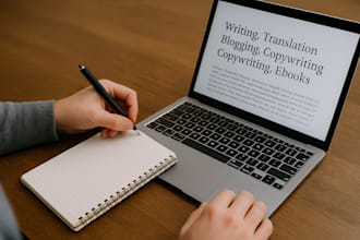 write and edit ebooks blogs scripts translate podcasts