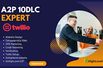 a2p 10dlc registration for twilio, gohighlevel, ringcentral, dialpad, tcr SMS