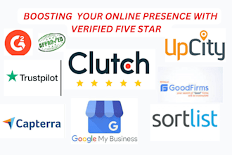do online reputation management for clutch goodfirms, g2, upcity, sortlist gmb