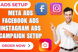 setup facebook and instagram meta ads campaigns for leads and sales