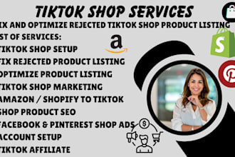 fix tiktok shop rejected products setup USA tiktok shop optimize product listing