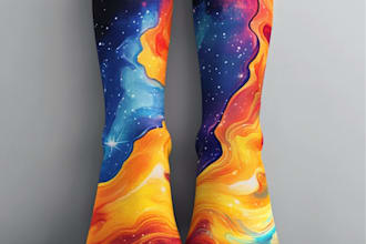 create beautiful socks design
