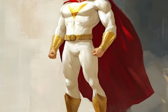 create superhero character design