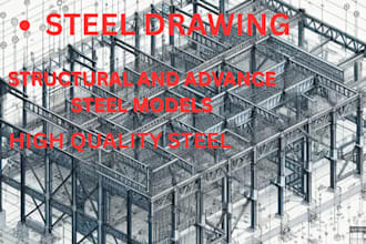 do structural drawing, design calculations for steel, concrete structures