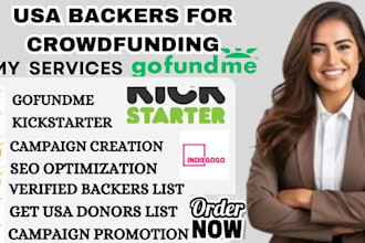 guarantee you USA backers donor list kickstarter gofundme crowdfunding campaign