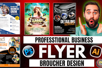design a creative business pamphlet, flyer, brochure design