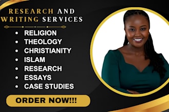 write unique content on religion, theology, christianity and islam case studies