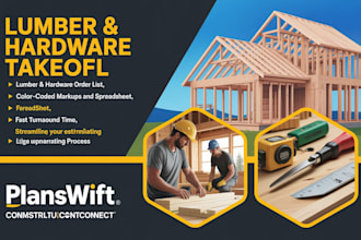 do wood framing, lumber framing, material takeoff and cost estimation design