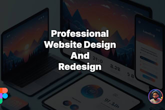 do professional website design and redesign figma ui ux design