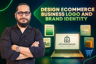 design ecommerce business logo and brand identity
