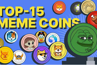 do crypto meme video meme coin art 2d animation meme coin logo