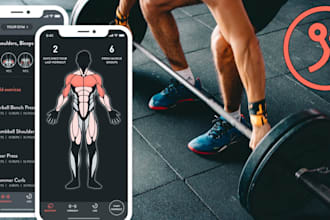 develop fitness app, gym workout website app development