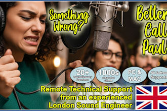 remotely troubleshoot and fix audio issues for streamers and podcasters