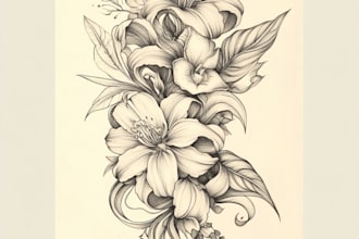 do a custom animal tattoo design for you