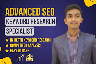 research advanced SEO keywords with low competition and analyze competitors