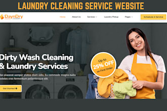 design laundry booking website laundry supplies laundry product shopify store