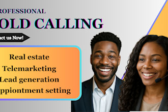 do real estate cold calling, appointment setting, telemarketing lead generation