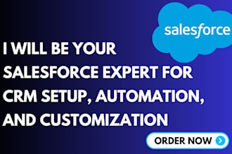 be your salesforce expert for CRM setup, automation, and customization