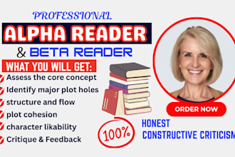 alpha and beta read your romance book and book manuscript critique and feedbacks