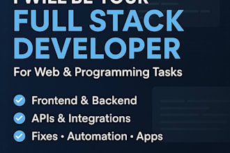 be your full stack web developer, saas mern stack developer for web app develop