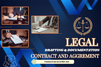 draft or review business freelance employment contracts legal drafting