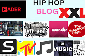 promote your music on leading hiphop blogs and global press outlets