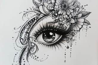 create unique and realistic an amazing custom tattoo designs