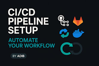 set up a ci cd pipeline using github actions or gitlab ci