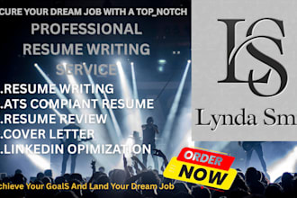 professional resume, cover letter linkedin optimization and ats cv