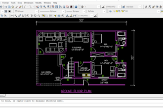 design 2d floor plan architectural drawing site plan map framing autocard