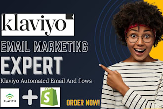 set up klaviyo automation email flows sales funnel and shopify integration