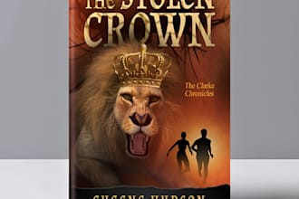 do unique professional book cover, kindle, book cover art and ebook cover design