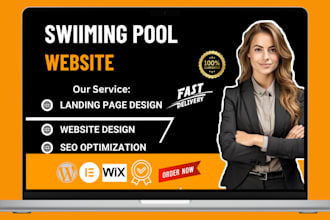 build swimming pool website pool website pool cleaning website wordpress website