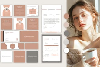 design business logo and brand identity branding kit