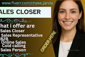 salesperson sales representative high ticket sales closer consultative sales b2c
