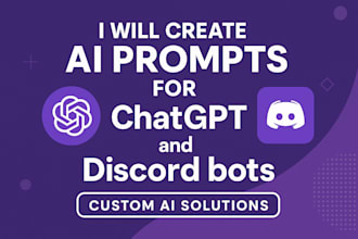 create ai prompts for chatgpt and discord bots
