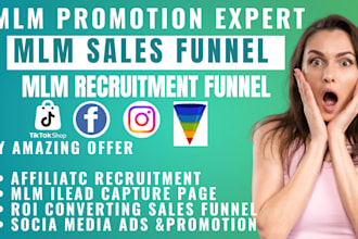 mlm sales funnel, MLM affiliate recruitment funnel, mlm promotion, mlm website
