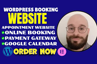 build a wordpress appointment booking website with calendar integration