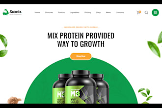 build relief nootropic shopify store nutraceutical website supplement website