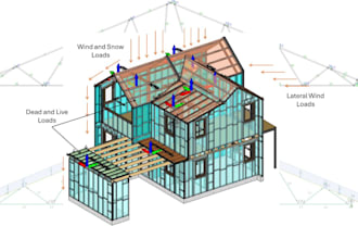 structural engineering design light guage steel cfs framing structure in autocad