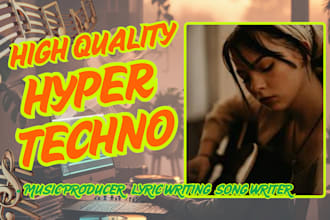 be your edm vocalist, techno hardstyle song and trace music