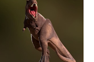 design video game creature character,dinosaur model,zbrush sculpt,vrm avatar,rig