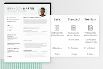 write resumes and cvs for you