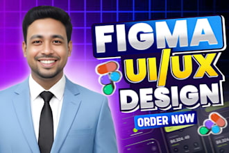 do figma website design, figma design, mobile app ui, and website ui ux design