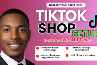 setup tiktok shop, USA tiktok shop business and tiktok shop marketing