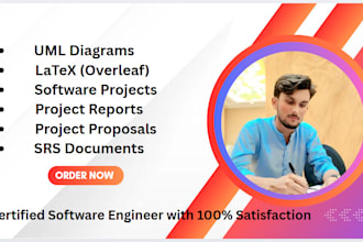 do uml diagrams, latex, software projects, report, proposal, srs, documentation