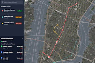 develop city bus tracking app and taxi booking app