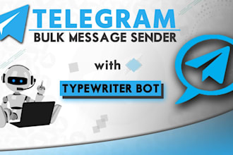 build web scraping bot, gmail bot, sms bot, email bot, sender bot, alert bot