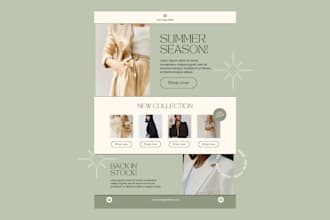 design email newsletter and write email copy for your email marketing campaign