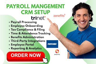 setup gusto paylocity trinet paychex adp quickbooks zenefits rippling hr payroll